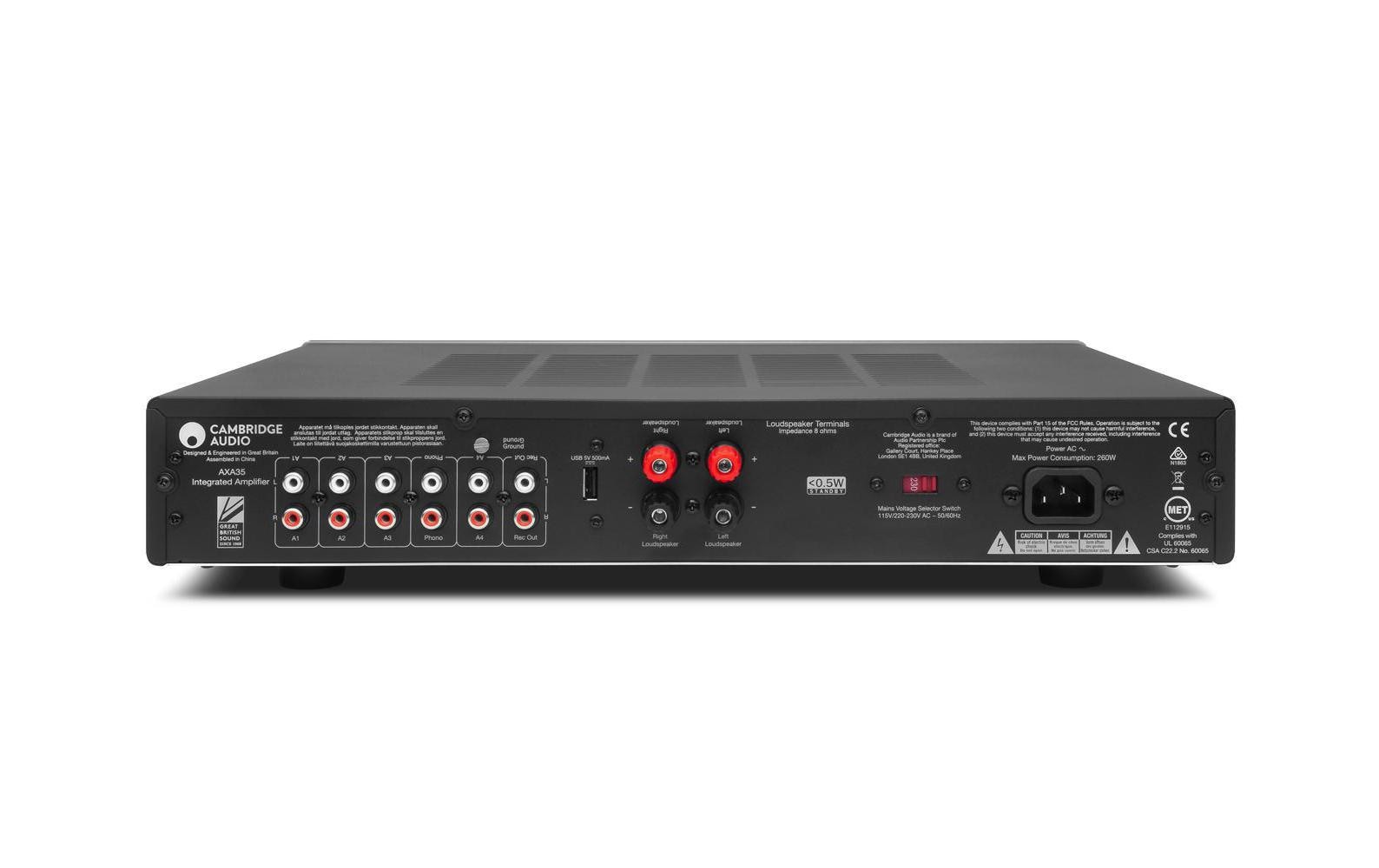 Stereo-Verstärker AXA35 Grau<br>Verstärker mit Phono-Vorverstärker