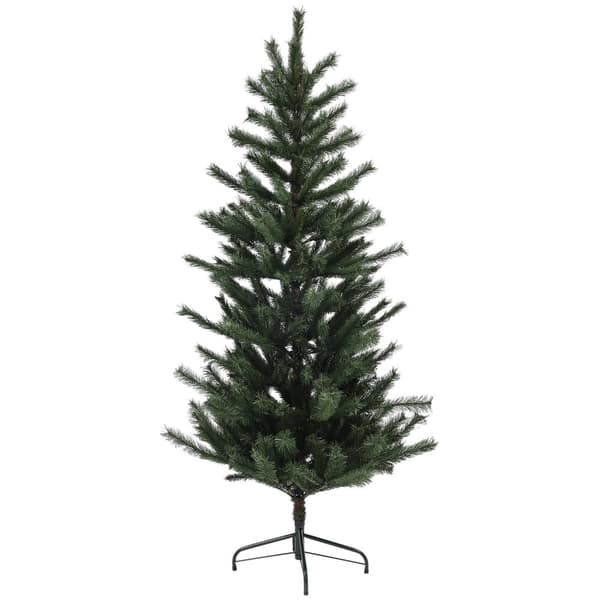 Kunstig juletre, 180 cm juletre med 467 tips, flammehemmende, sammenleggbart stålstativ, til juledekorasjon, grønn