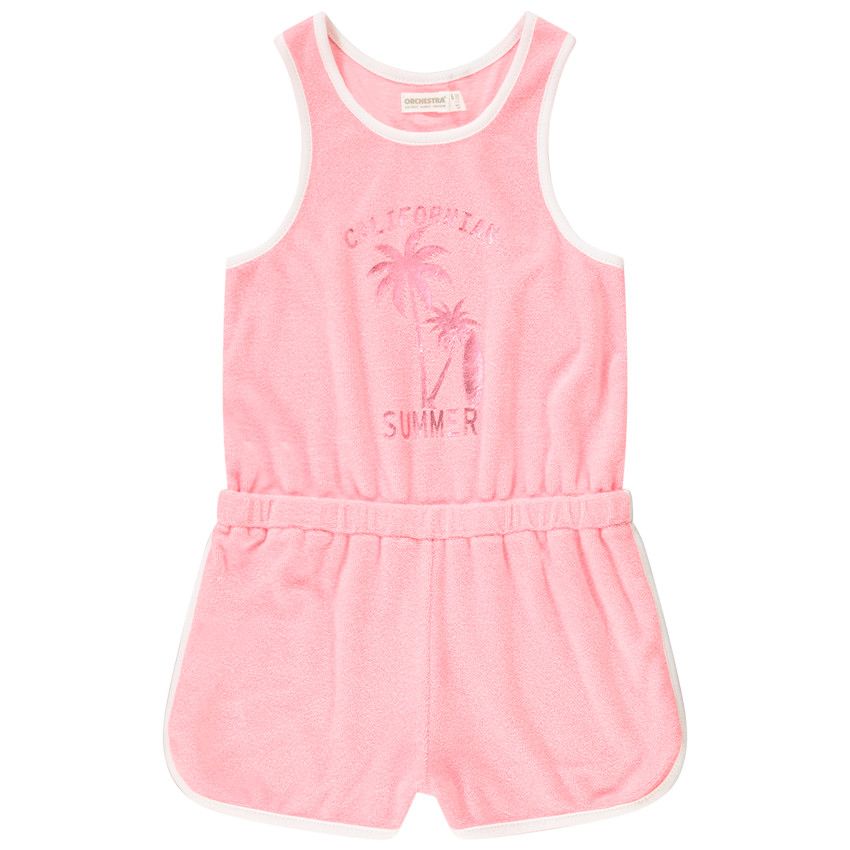 Combishort en éponge pour fille - Multicolore