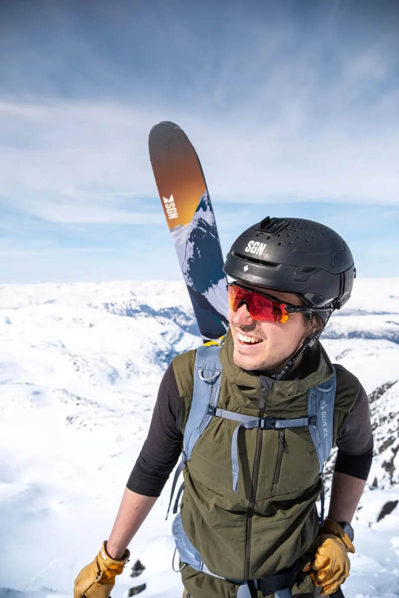 SGN Skis Streifar Cobber Blue Artwork