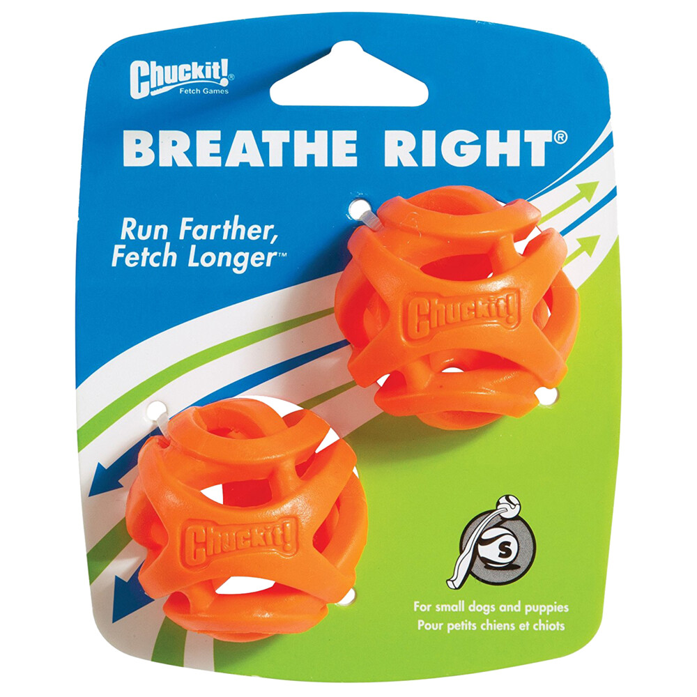 Chuckit Breathe Right Fetch Ball Small2 stuks