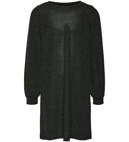 Vero Moda Girl Kjole - VmKanva - Blåck/Sølver Lurex