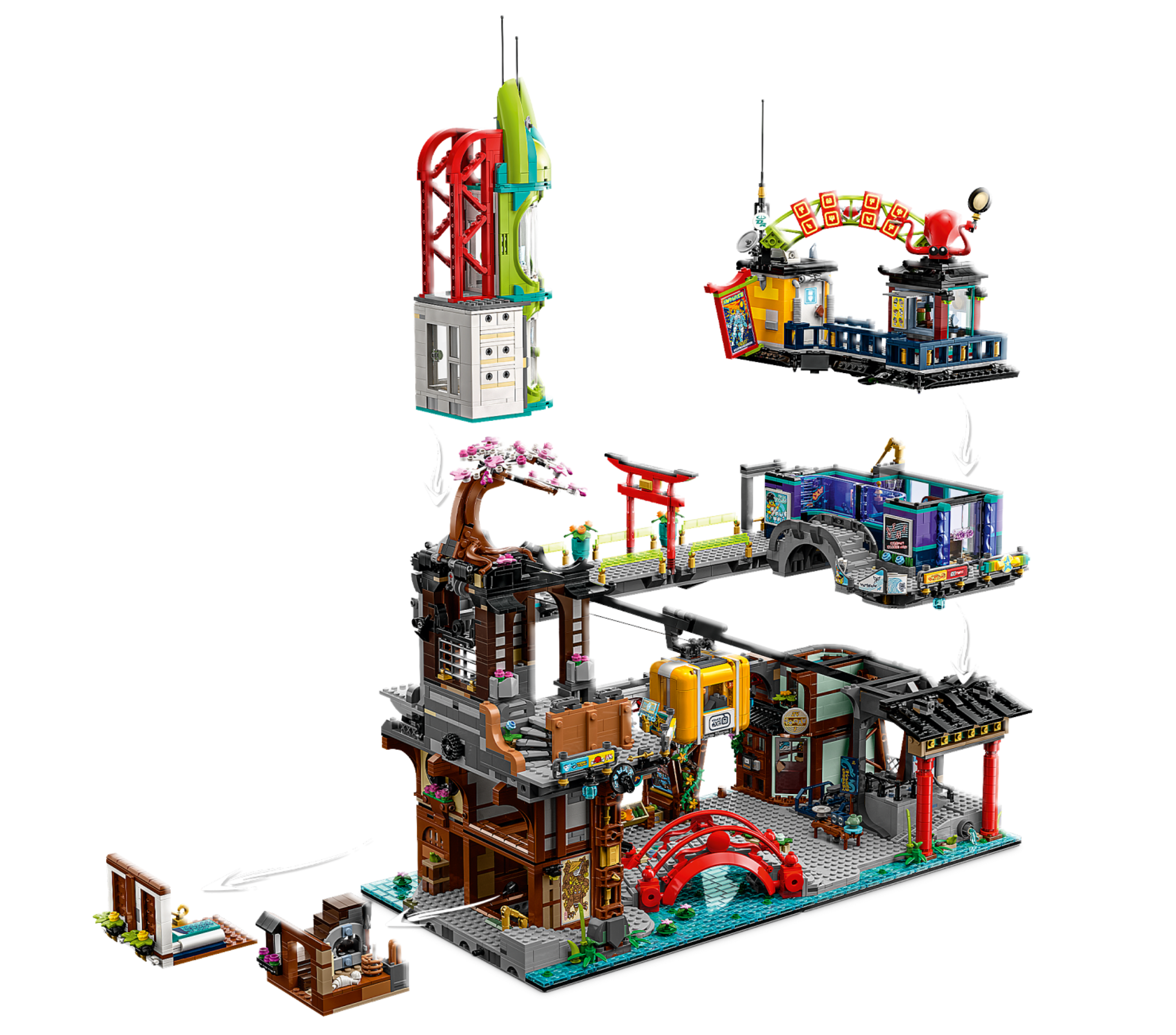Mercados da cidade NINJAGO® 71799