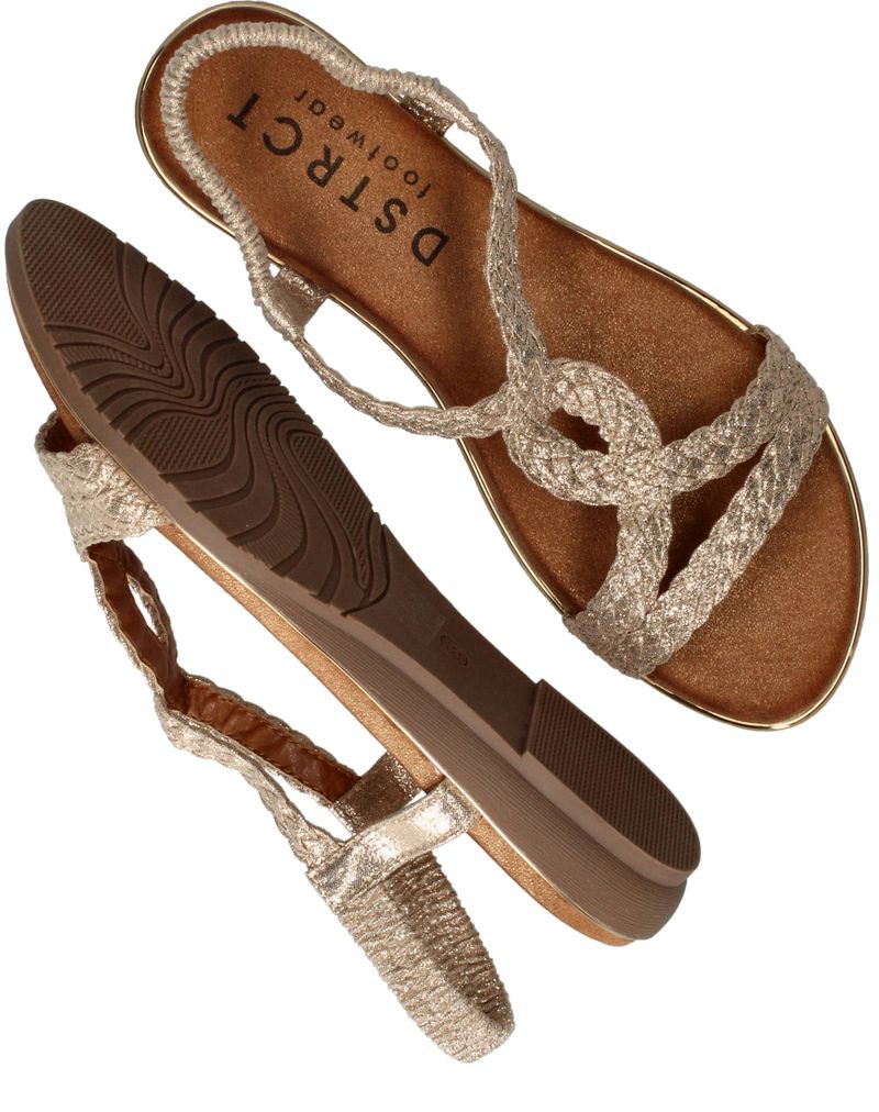 DSTRCT Sandalen Goud Dames