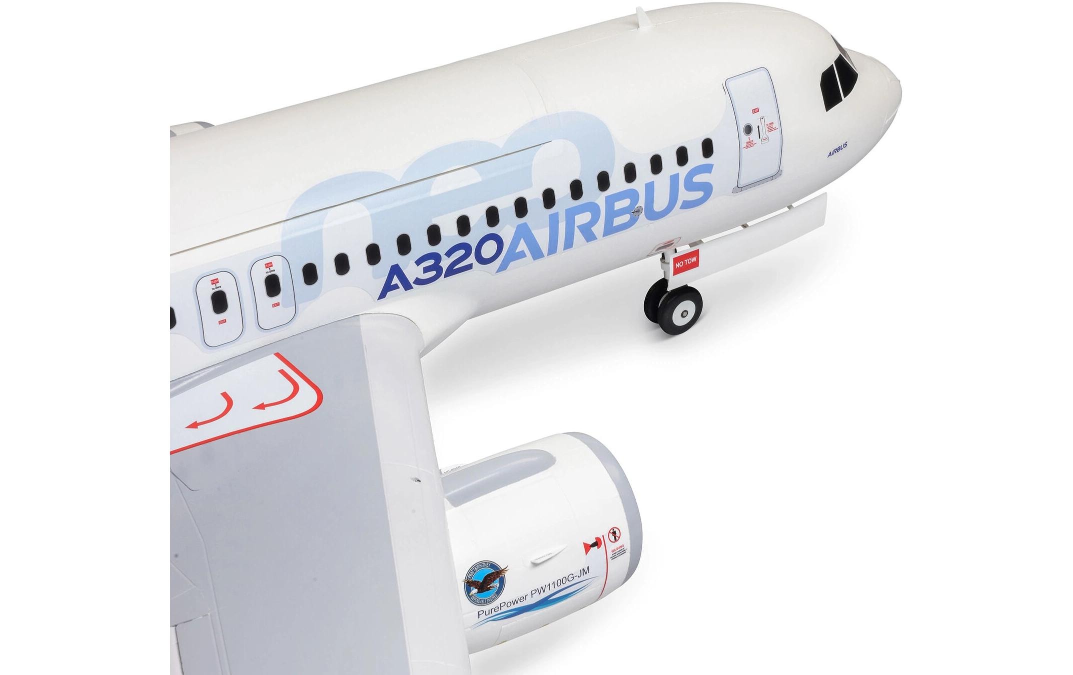 Flugzeug Airbus A320 Neo BNF Basic<br>Twin 64 mm EDF Modellflugzeug