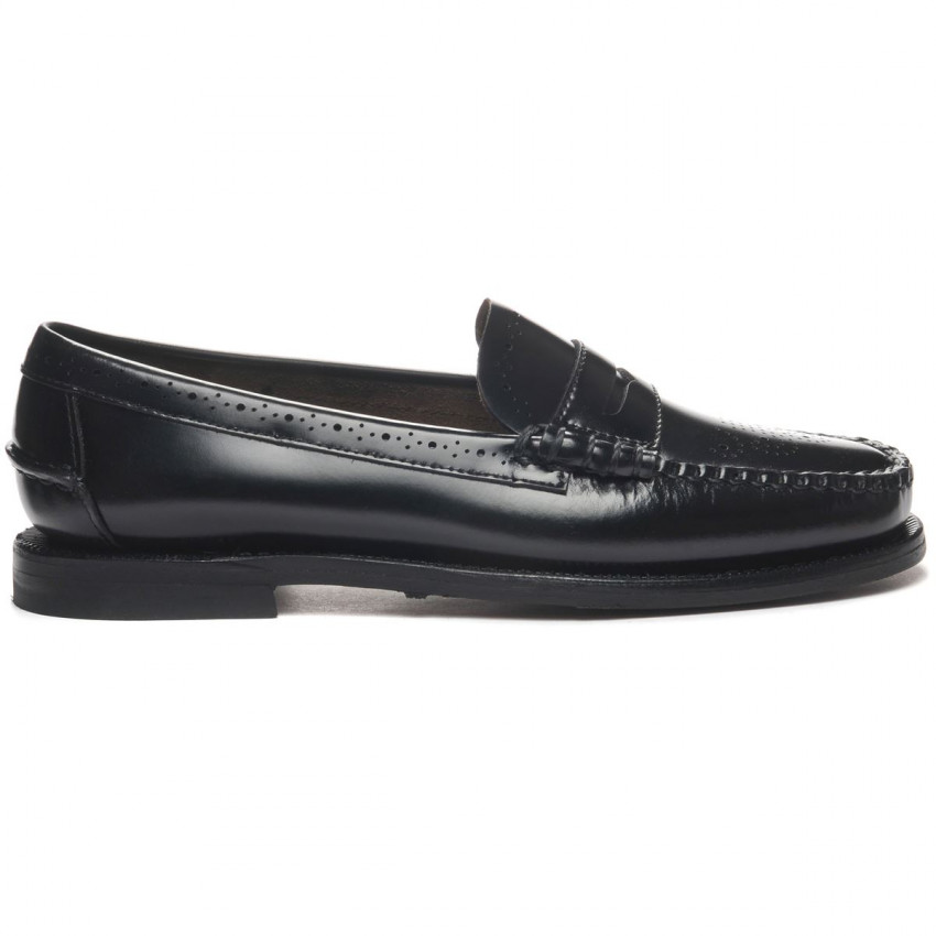 CLASSIC DAN PERF FEMME Black MOCASSIN-Mocassin pour femme en cuir