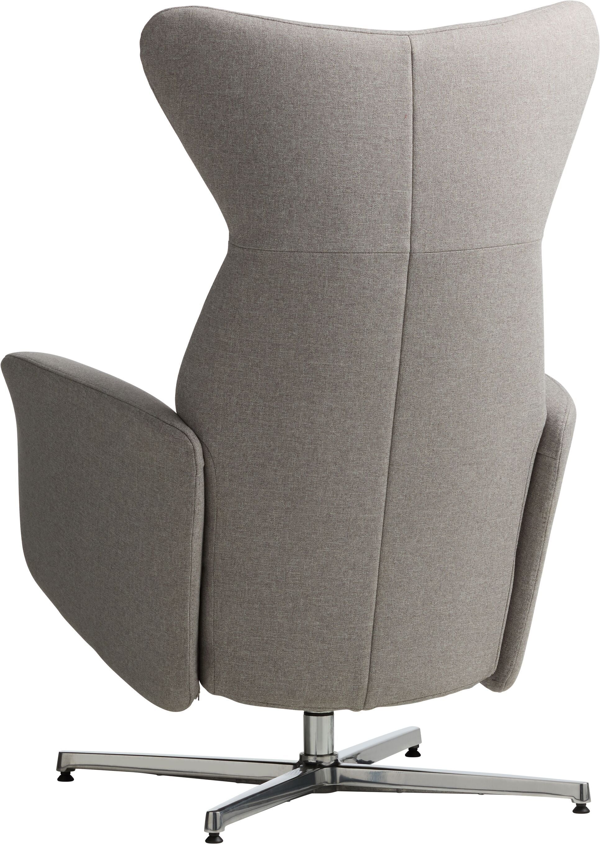 ASCAN Relaxsessel - Hellgrau / B: 76.0 cm x T: 78.0 cm x H: 114.0 cm