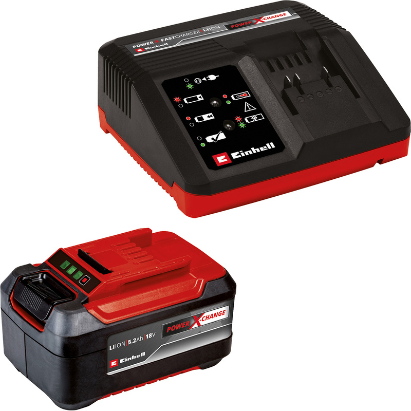 Einhell Starter Kit 18V- 5.2 Ah Li-ion