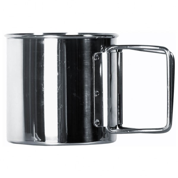 Basic Nature - Tasse en inox avec anses pliables
