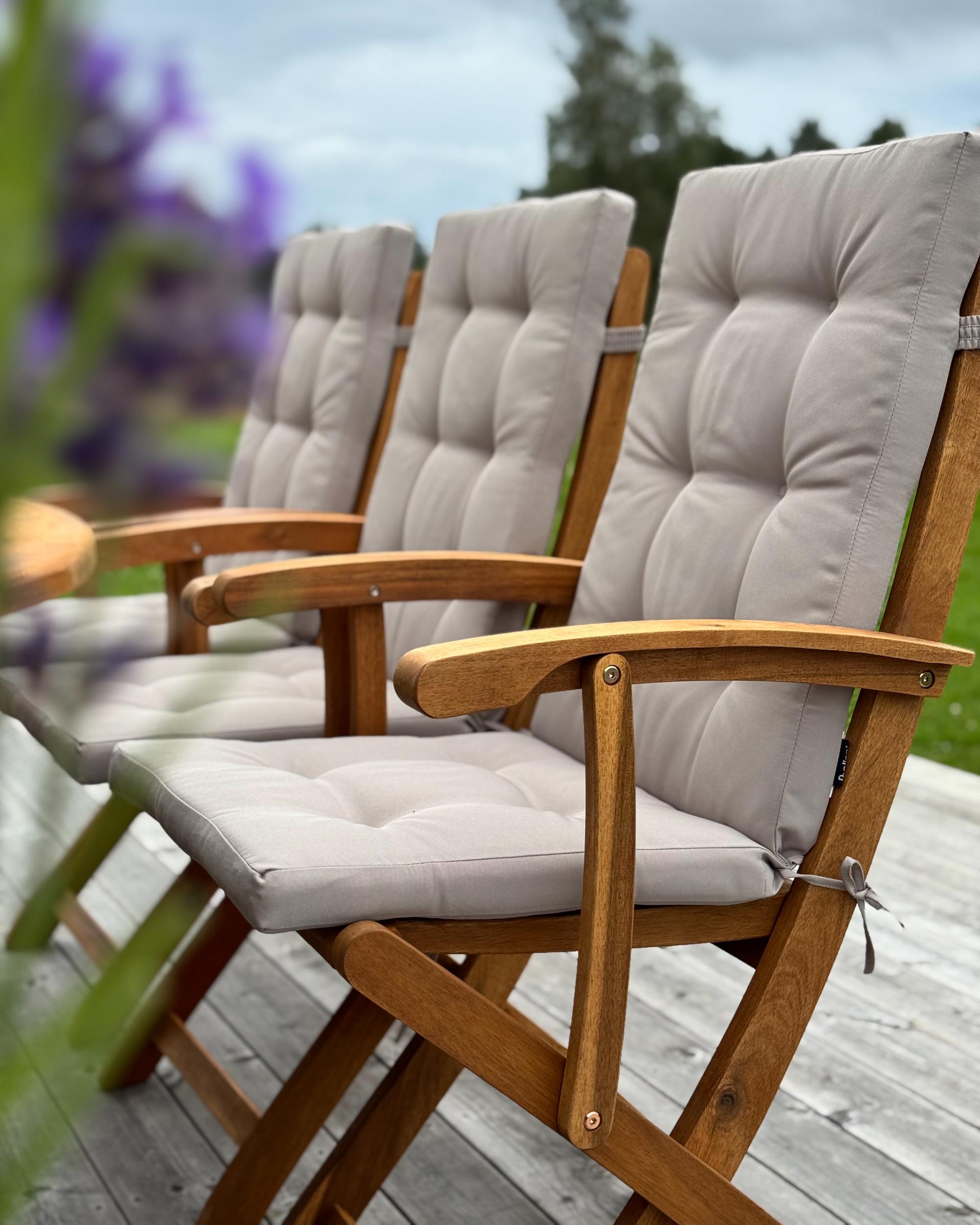 Tuinset 8-zits MAUI PREMIUM Acaciahout Taupe
