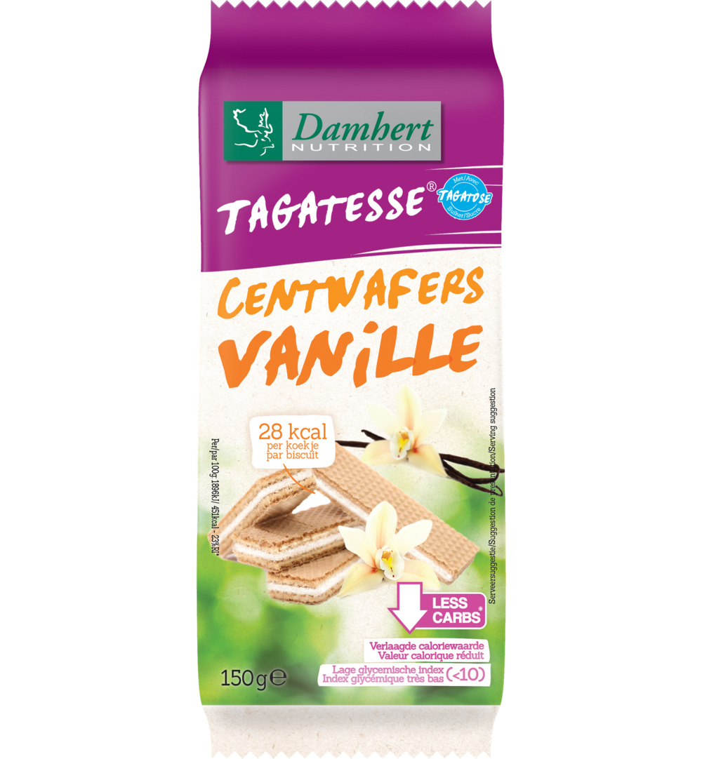 Damhert Centwafers vanille (150 gr)