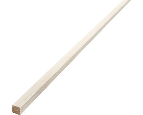 Rechthoekige balsa strip 6x6x1000 mm