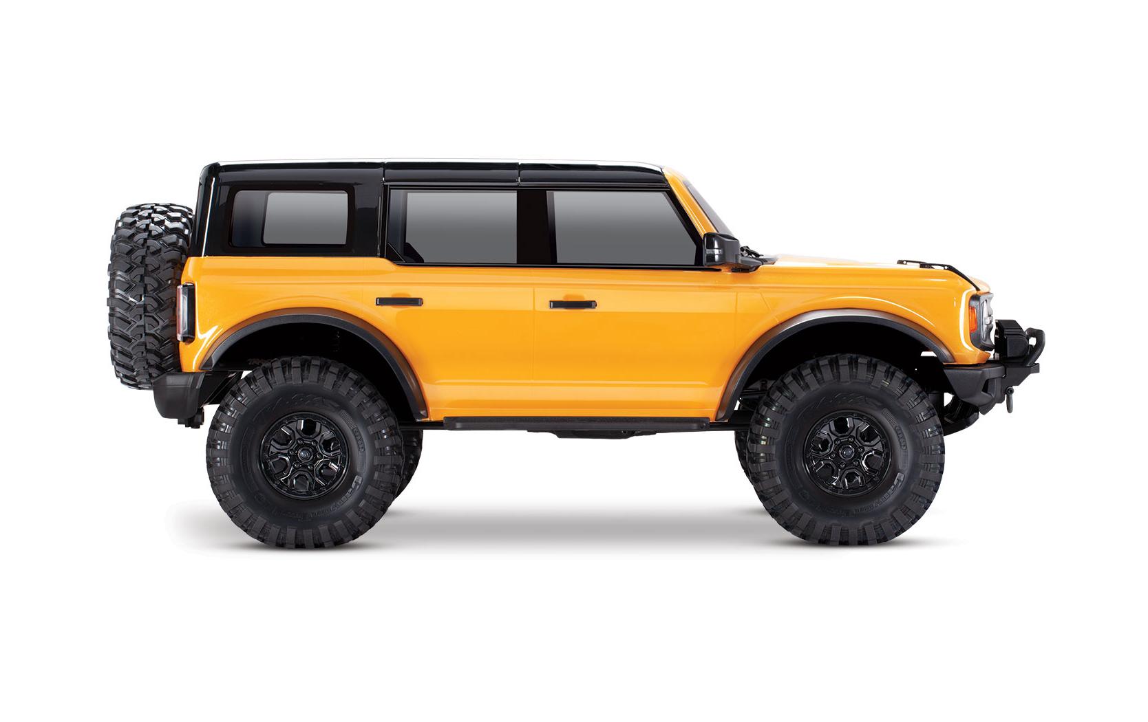 Scale Crawler TRX-4 Ford Bronco 2021, Orange ARTR, 1:10<br>TRX-4 Rockcrawler mit 2-Gang Getriebe, Differentialsperre und offizieller 2021 Ford Bronco Karosserie