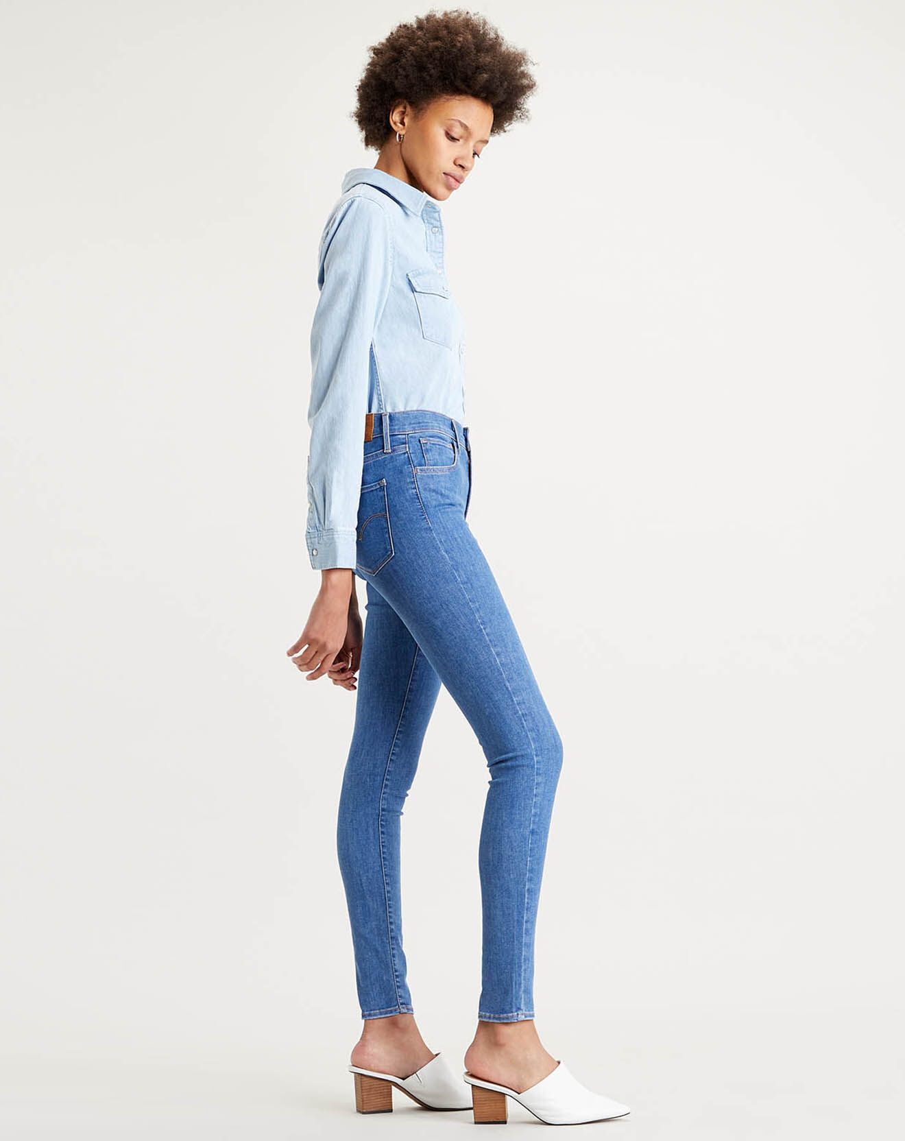 Levi's® Jean 720 Hirise Super Skinny sculpt Eclips bleu