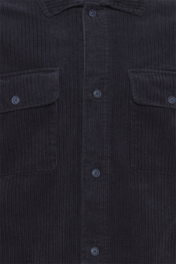 Casual Friday CFAUGUSTO 0090 corduroy overshirt Dark navy