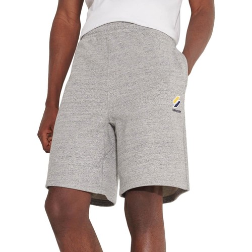 Superdry - SPORTSTYLE APPLIQUE SHORT GREY Gris