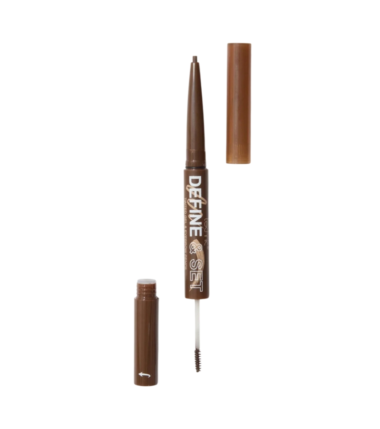 Technic Cosmetics - Lápis de Sobrancelha + Gel Colorido Define & Set - Brunette