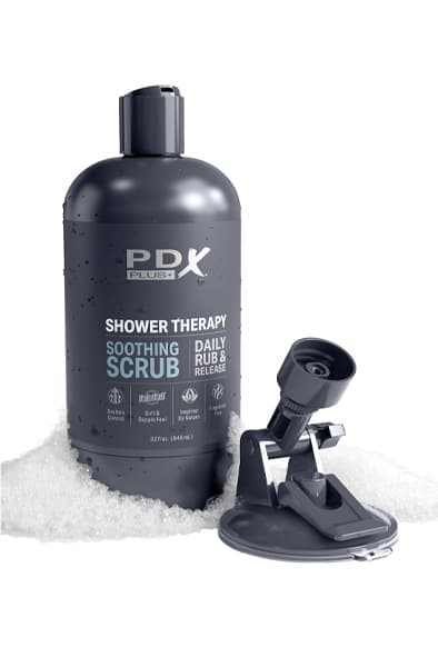 Pipedream Shower Therapy Soothing Scrub Stroker