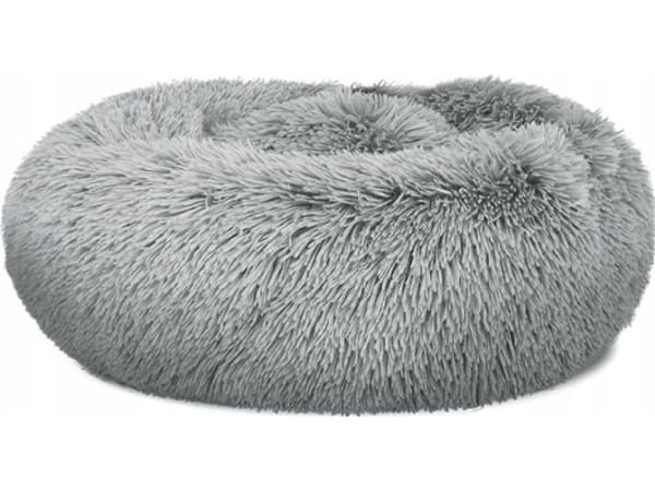 Universal plysjseng for Hundekatt 40cm - lys grå