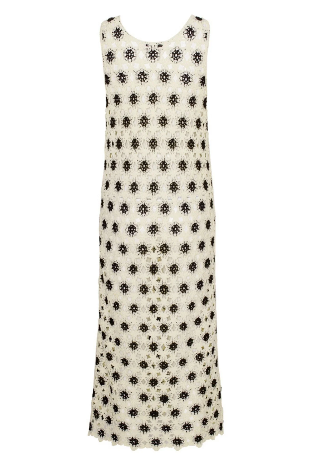 A-View Grass Crochet Dress