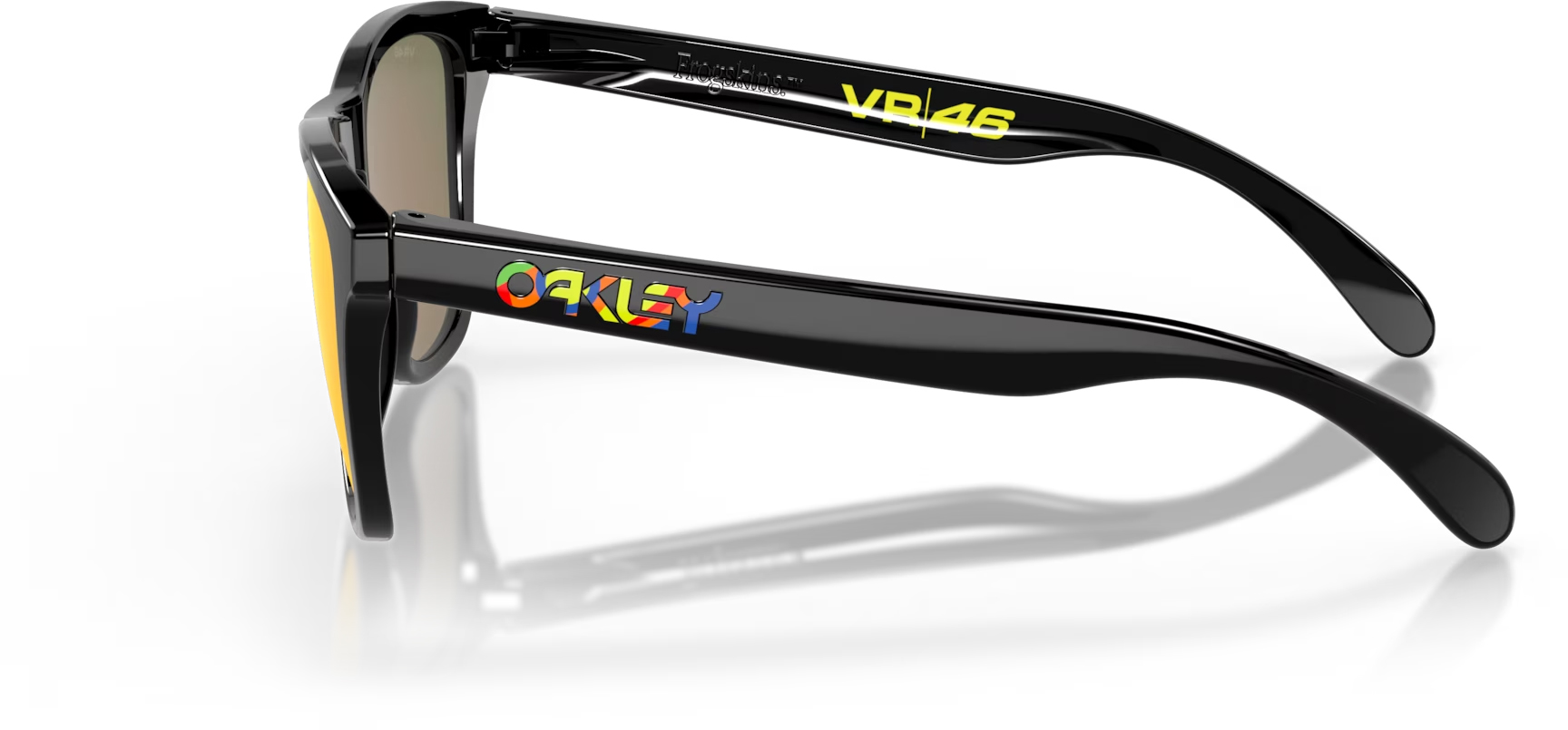 Frogskins E655/Polished Black w/Prizm Ruby
