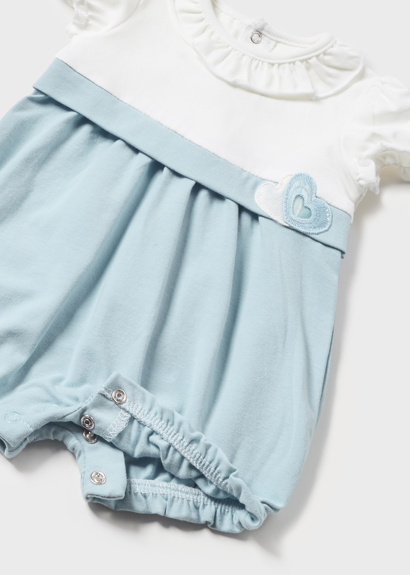 Conjunto de 2 macacões Better Cotton Cristal para recém-nascidos