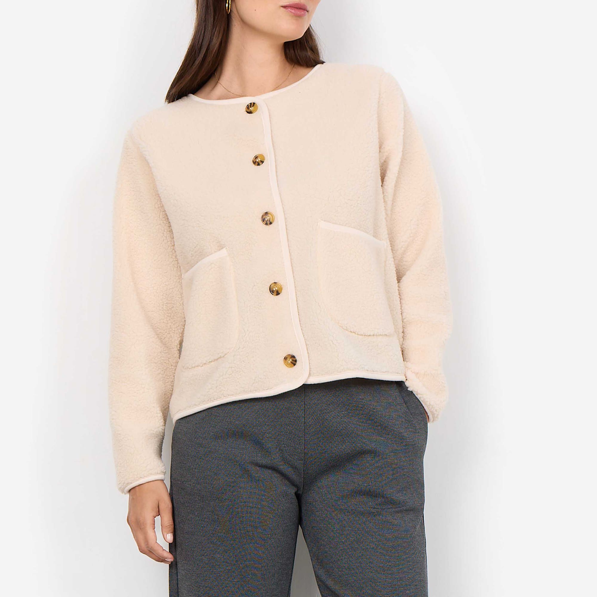 Gilet Femme ecru