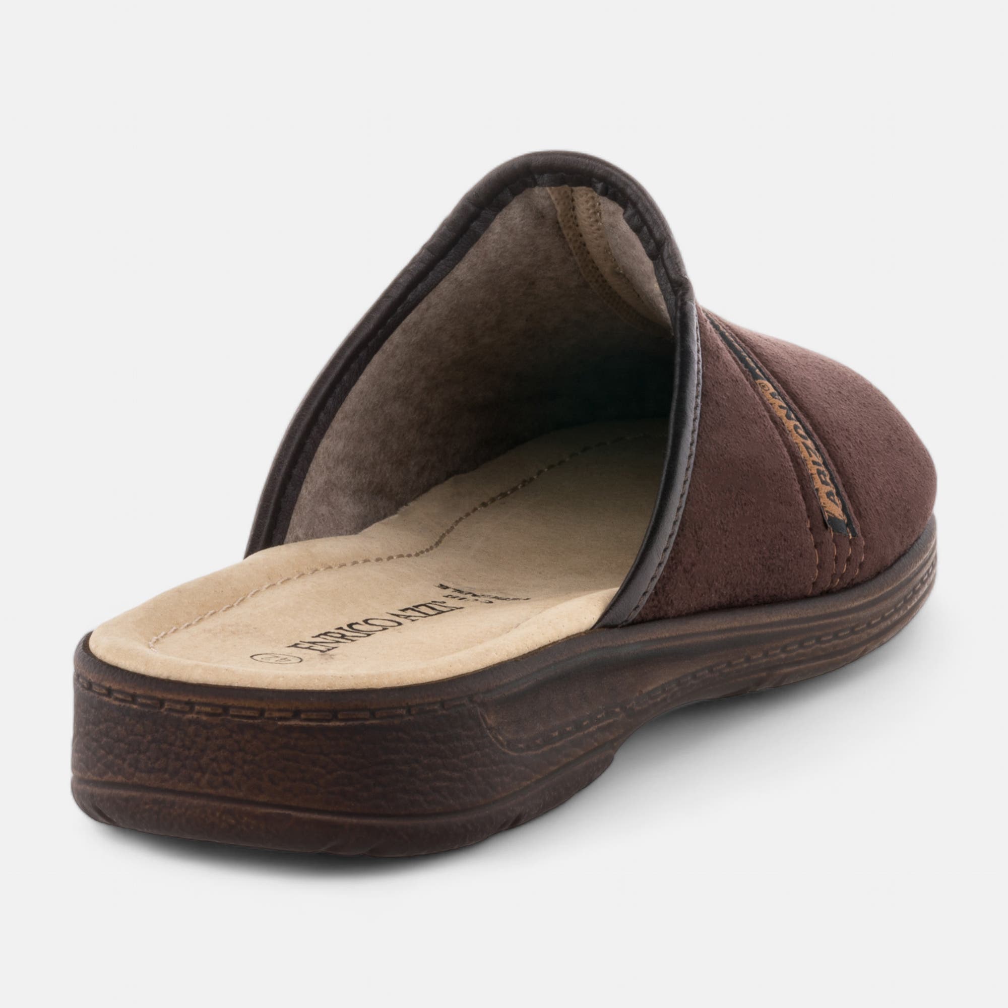 Pantoufles mules Homme marron
