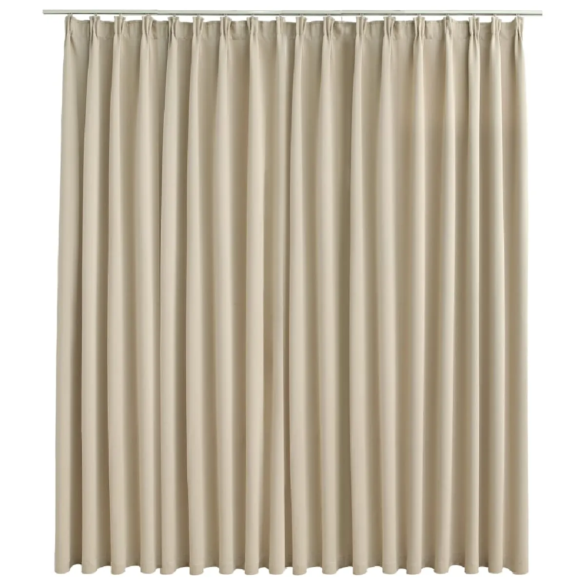 vidaXL Rideau Occultant Beige