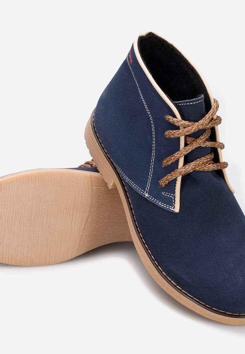 Bottines femme en daim marine Alene