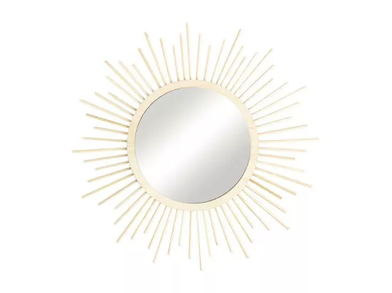 Miroir DIY soleil vintage à fabriquer soi-même ø 32 cm