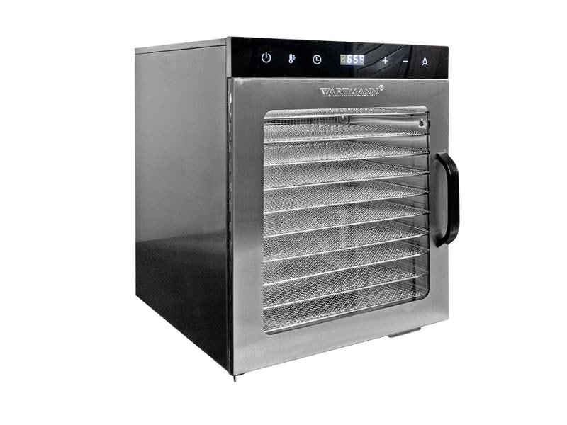 Wartmann Dörrgerät WM-2110 DH, Silber Dörrautomat mit 800 W Leistung
