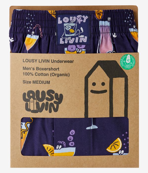 Lousy Livin Cocktails Boxershorts (navy)