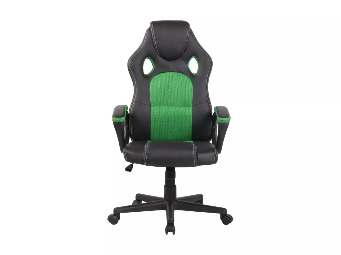 Chaise de bureau - Similicuir & Plastique - Vert - Fire
