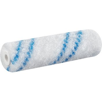 Rouleau petites surfaces TEXTOMID, 100 mm, blanc/bleu