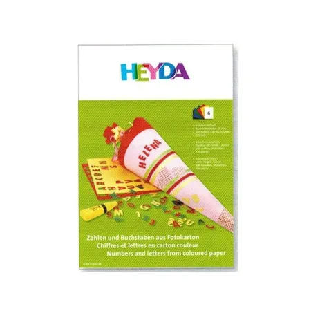 Heyda Zahlen und Buchstaben Bastelmappe