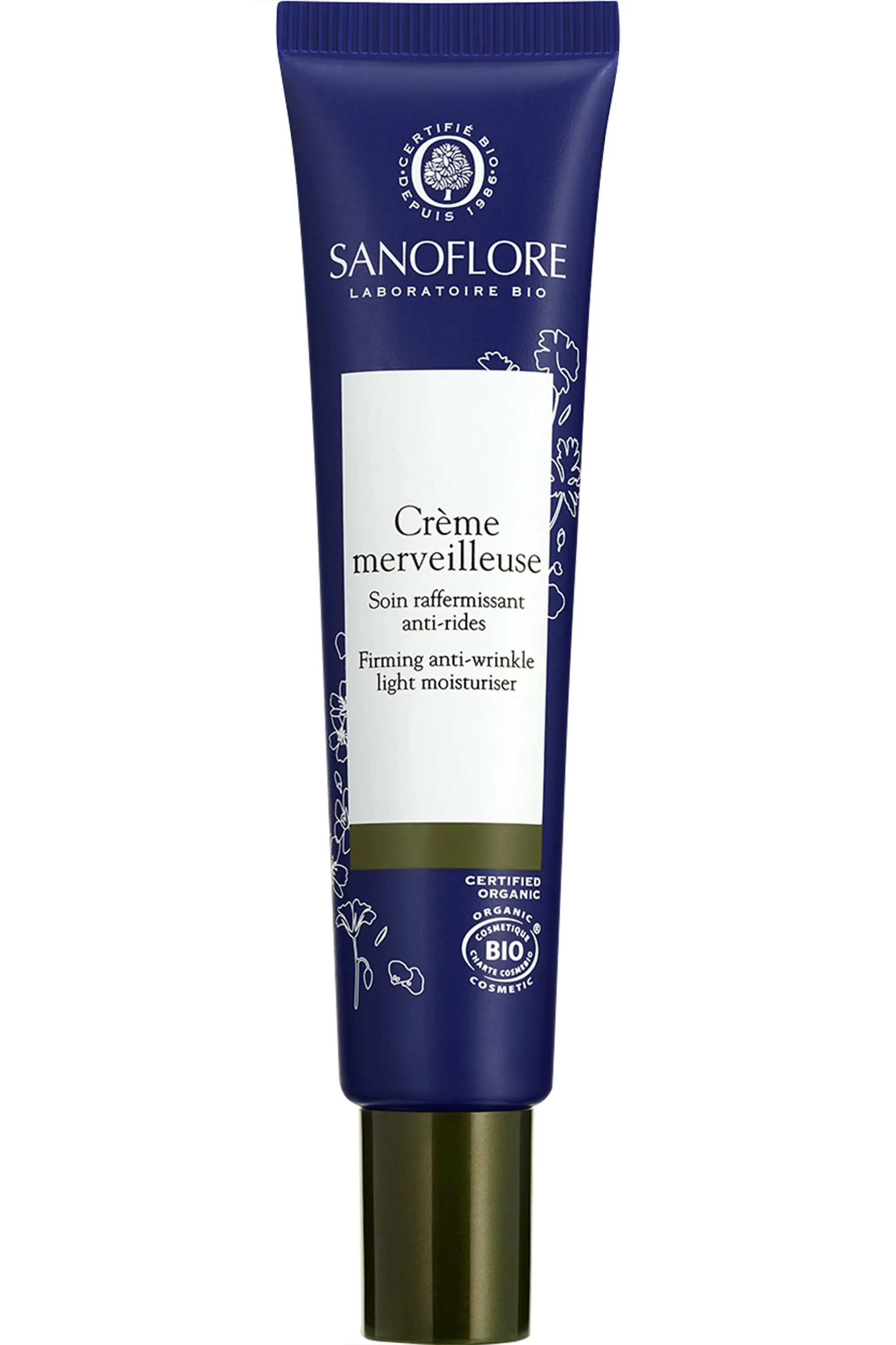 Sanoflore Crème de jour légère anti-rides Merveilleuse-40 ml