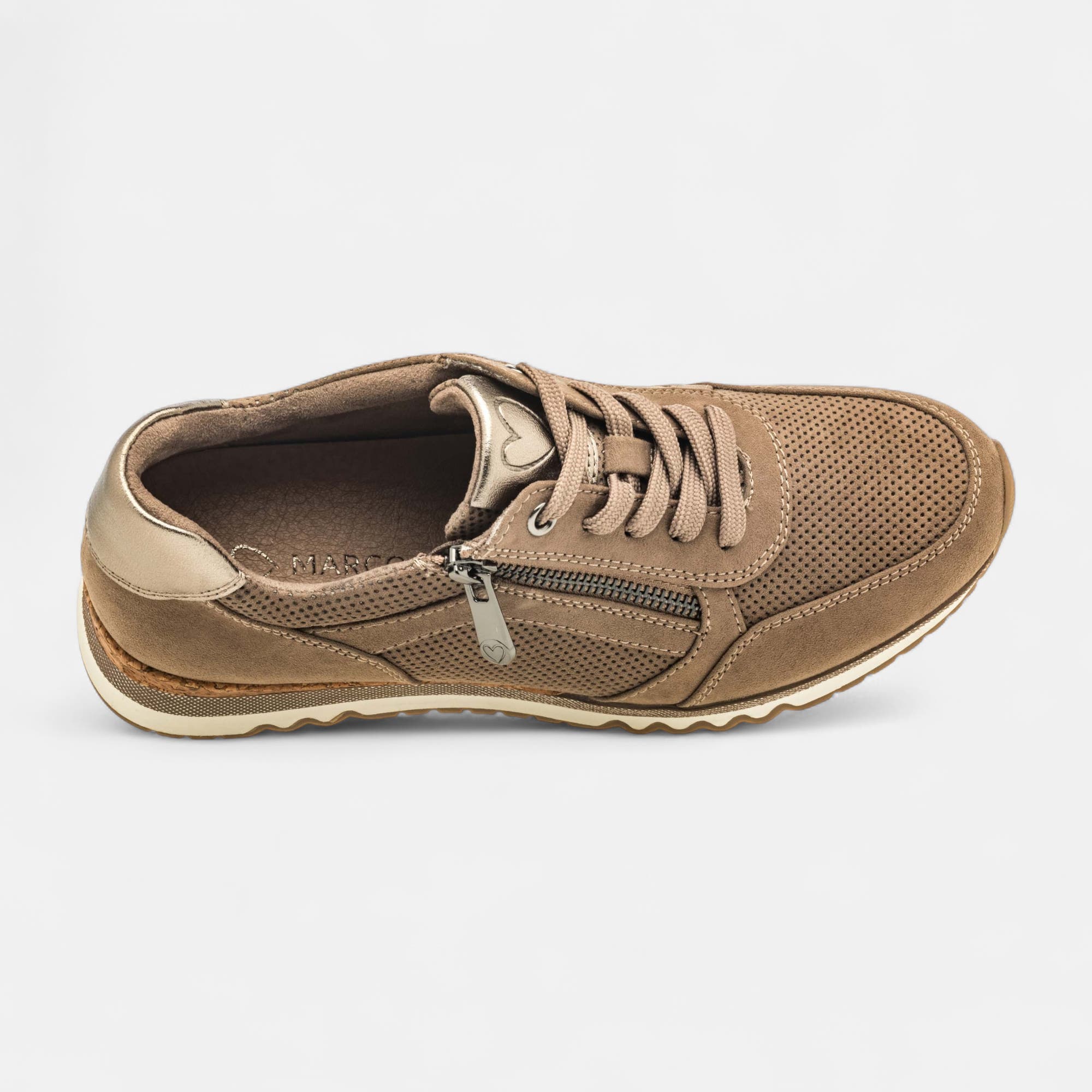 Baskets basses Femme taupe