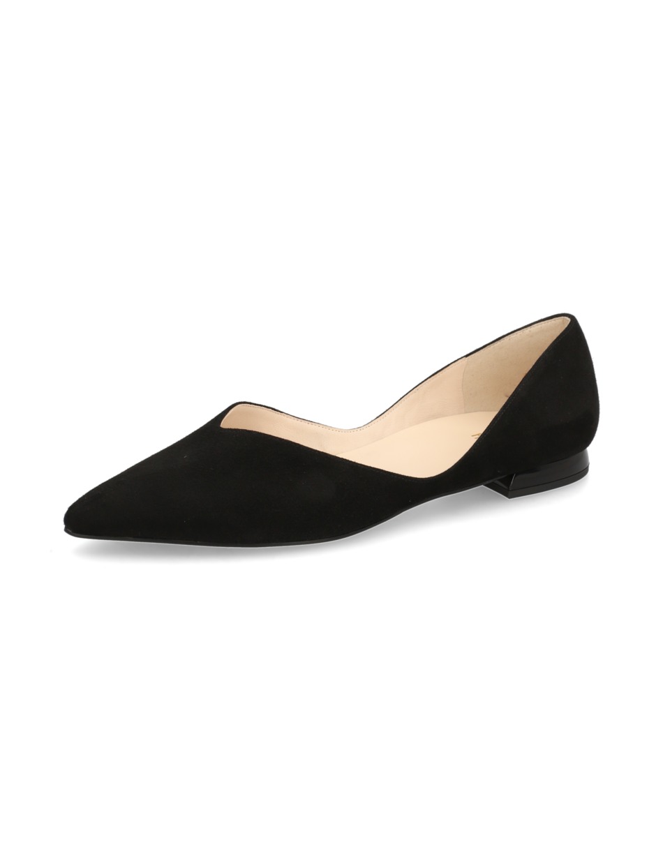 Veloursleder Ballerina