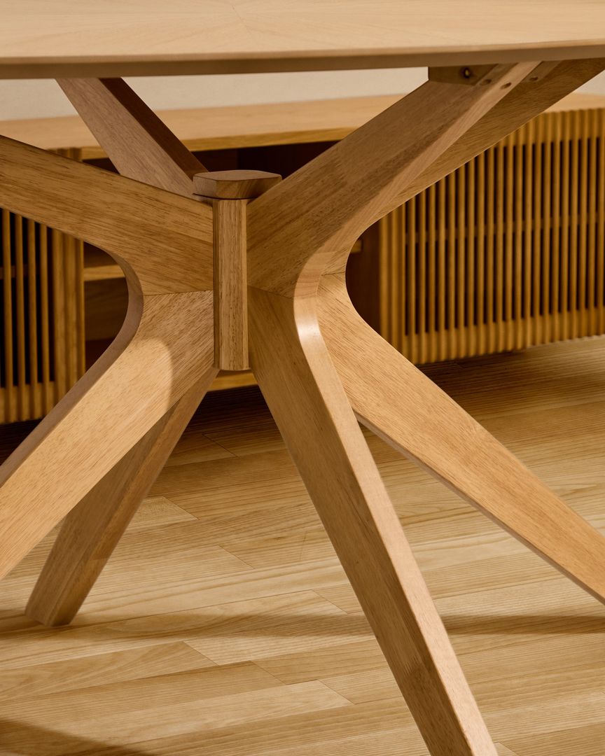 Kave Home   Naanim Naturel Eettafel