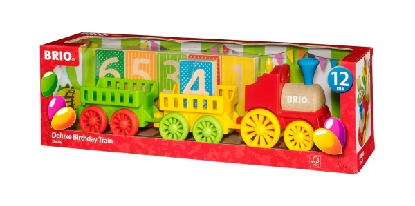 BRIO 30449000 Großer Geburtstagszug