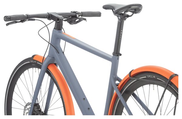 Vélo de Ville BMC 257 AL One Shimano Alfine 8V Courroie 700 mm Bleu Powder Steel 2023