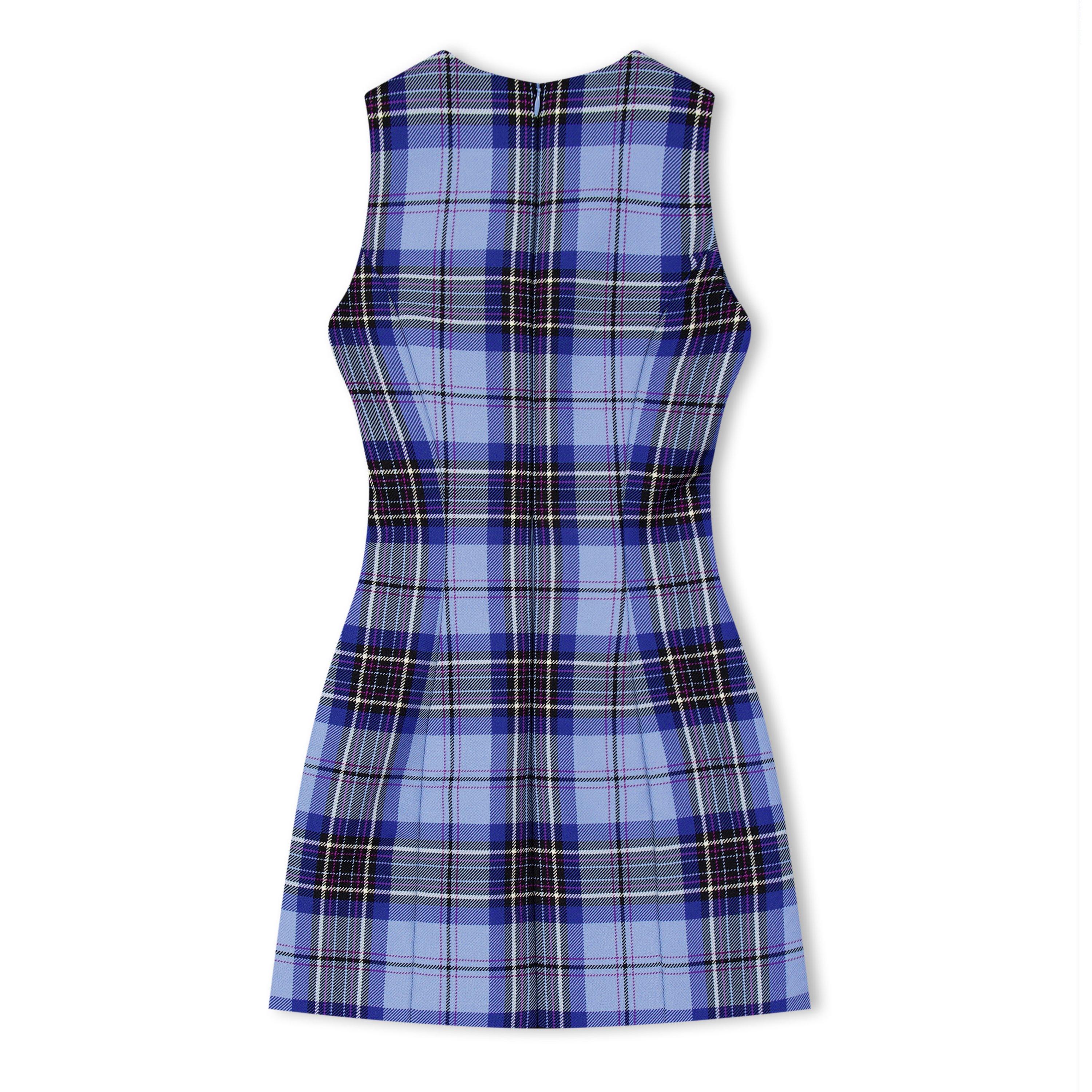 Off White Check Mini Dress
