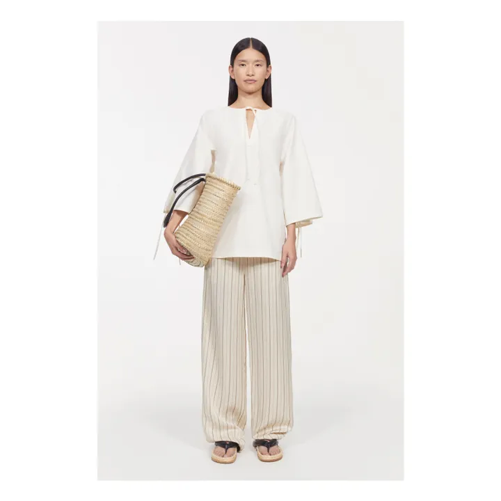 Rodebjer Blouse Manches Bouffantes Gala | Beige