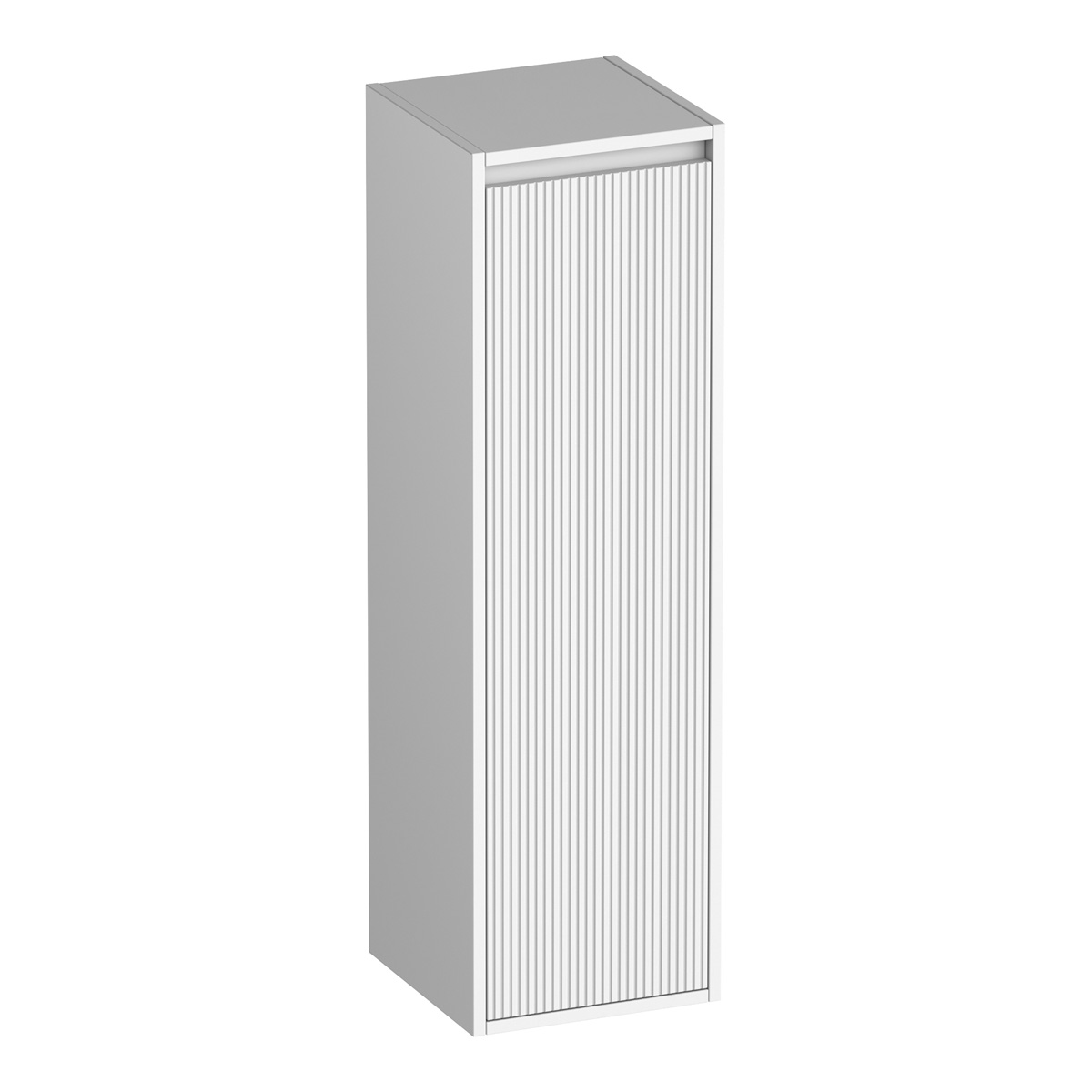 Brauer Adore Wavy kolomkast 120cm linksdraaiend wit mat