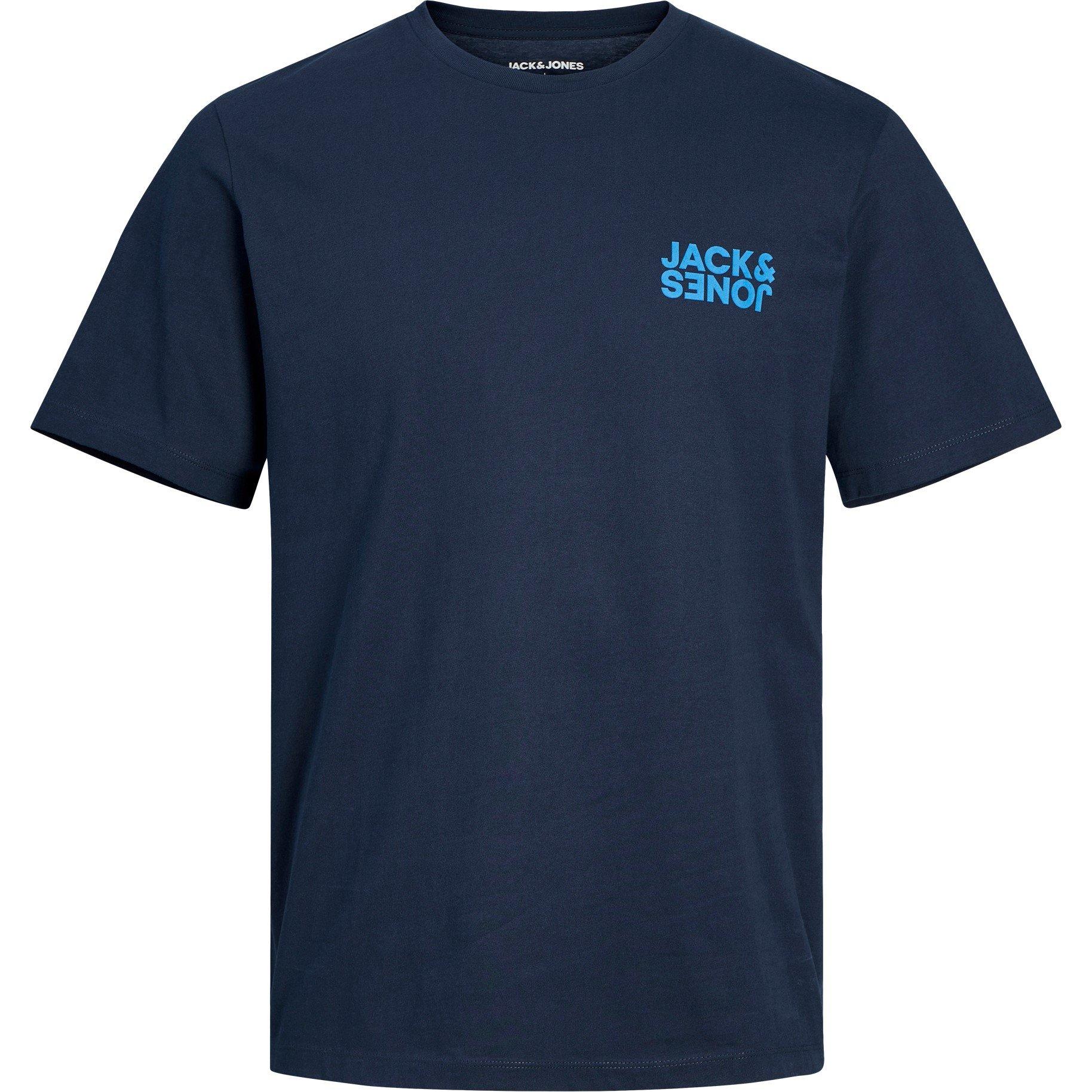 Jack and Jones 5 Pack Short Sleeve T Shirt Mens