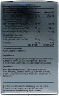 Springfield Equazen Omega 3- & 6- Vetzuren Capsules 60CP