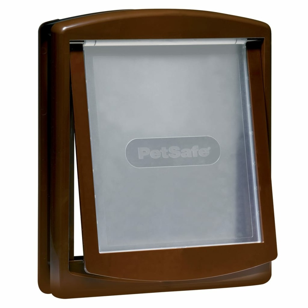 Porte à 2 voies pour chiens 775 large 35,6 x 30,5 cm marron 5024