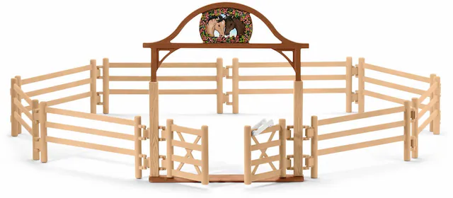 Schleich® Spielwelt »HORSE CLUB, Pferdekoppel mit Eingangstor (42434)« Made in Germany