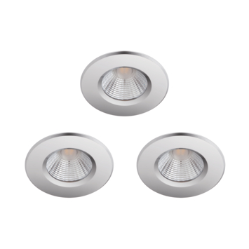 Philips inbouwspot Dive 5.5W 2700K chroom 3-pack